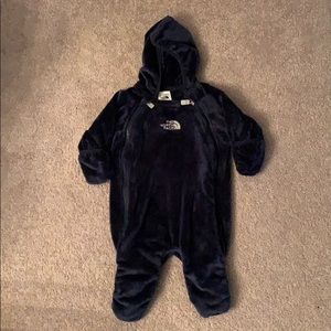 Navy Blue North Face Baby Bunting